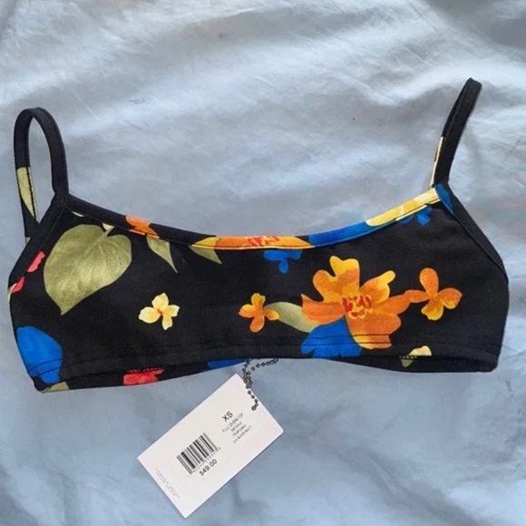 WeWoreWhat Danielle Bernstein - PULL ON TROPICANA BRA TOP - Picture 2 of 5